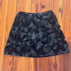 Zella Black and Gray A-Line Skirt